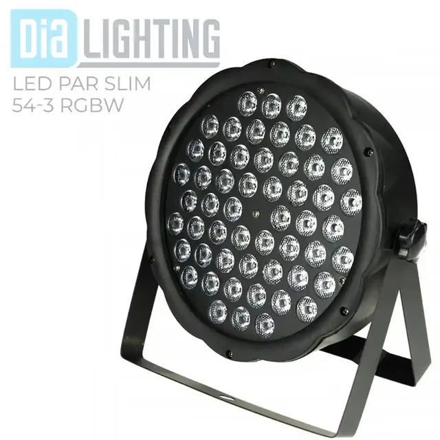 DIALIGHTING Led Par Slim 54-3 RGBW