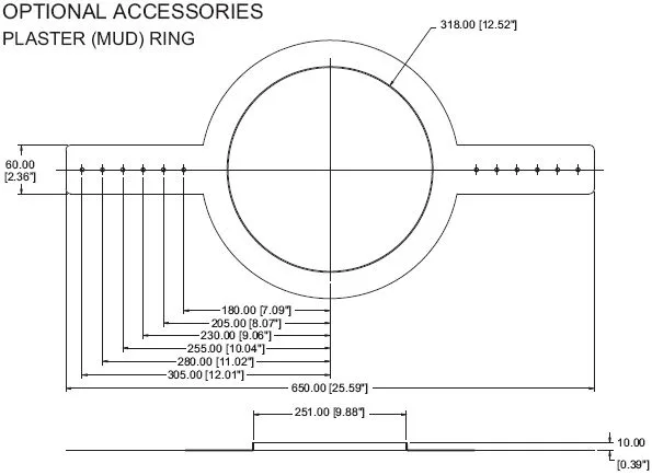 Tannoy CVS6 Plaster ring