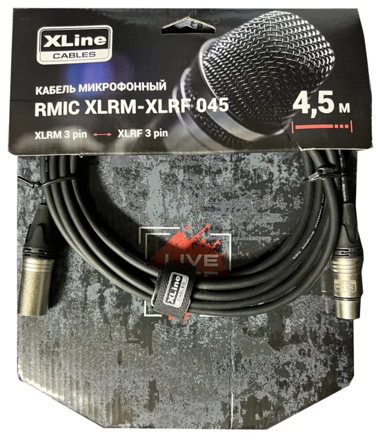 XLINE CABLES RMIC XLRM-XLRF