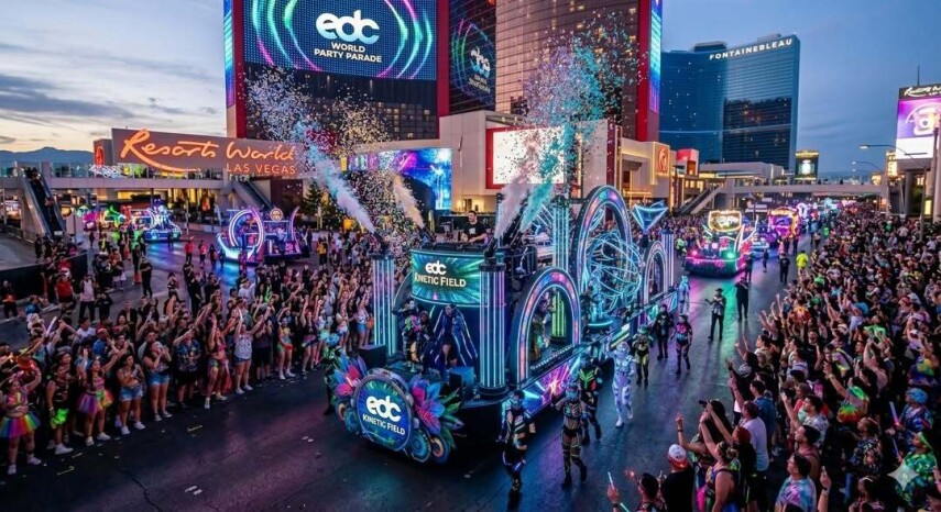 Insomniac выведет EDC на Стрип: World Party Parade состоится 14 мая