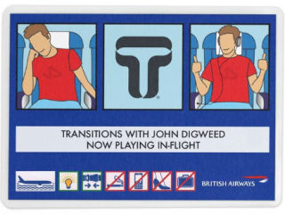 Джона Дигвида будут слушать в самолетах British Airways