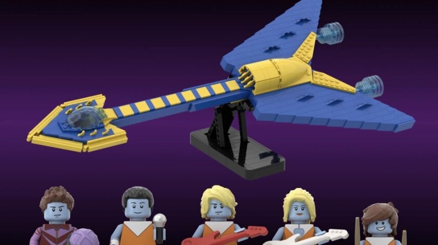 Поклонник предложил LEGO-версию Guitarship из Interstella 5555