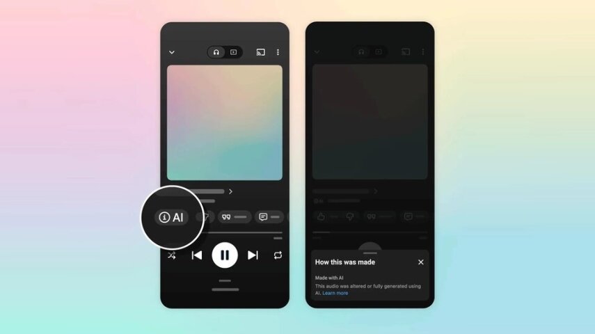 YouTube Music начал помечать треки, созданные с помощью ИИ