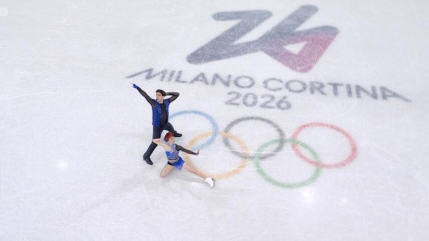 Французская пара в ритме 90‑х: на льду Milano Cortina прозвучали Daft Punk и Eiffel 65