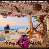 Syntheticsax - Live set from Anjuna Beach &quot;Purple Martini&quot; Saxophone & Organic House