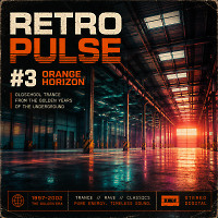 Retro Pulse #3 — Orange Horizon