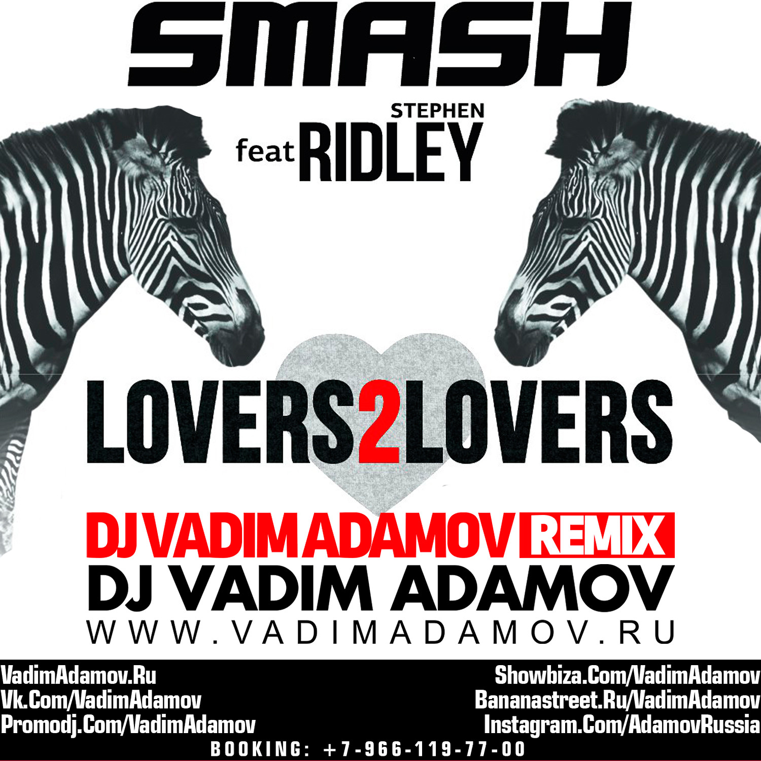 Smash Feat. Ridley - Lovers 2 Lovers (DJ Vadim Adamov Remix) - DJ.