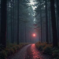 Огоньки уходят вдаль